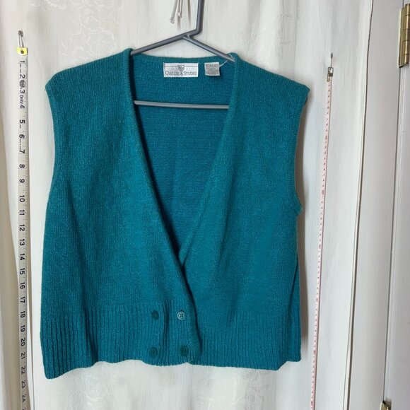 Vintage Chelsea Studio Women's Sweater Vest - Picture 1 of 4